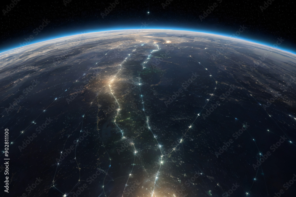 Fototapeta premium earth in space