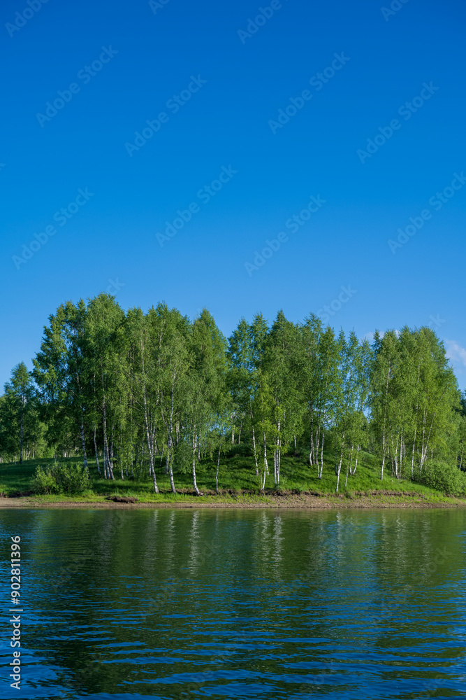 Vlasina Lake. Beautiful green water and forest by the lake. Beautiful semi-artificial lake in Southeast Serbia.
Vlasina Lake. Beautiful green water and forest by the lake. Beautiful semi-artificial lake in Southeast Serbia.