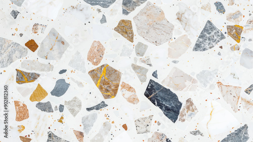 terrazzo flooring marble stone wall texture abstract background, marble alcohol ink drawing effect. Vector illustration design template for wedding.
