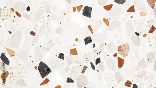 Quartz surface white for bathroom or kitchen countertop.Abstract design, panoramic white background from marble stone texture for design