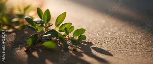 Artistic photo of beautiful flowers with the effect of Bokeh lights and the play of light and shadow.