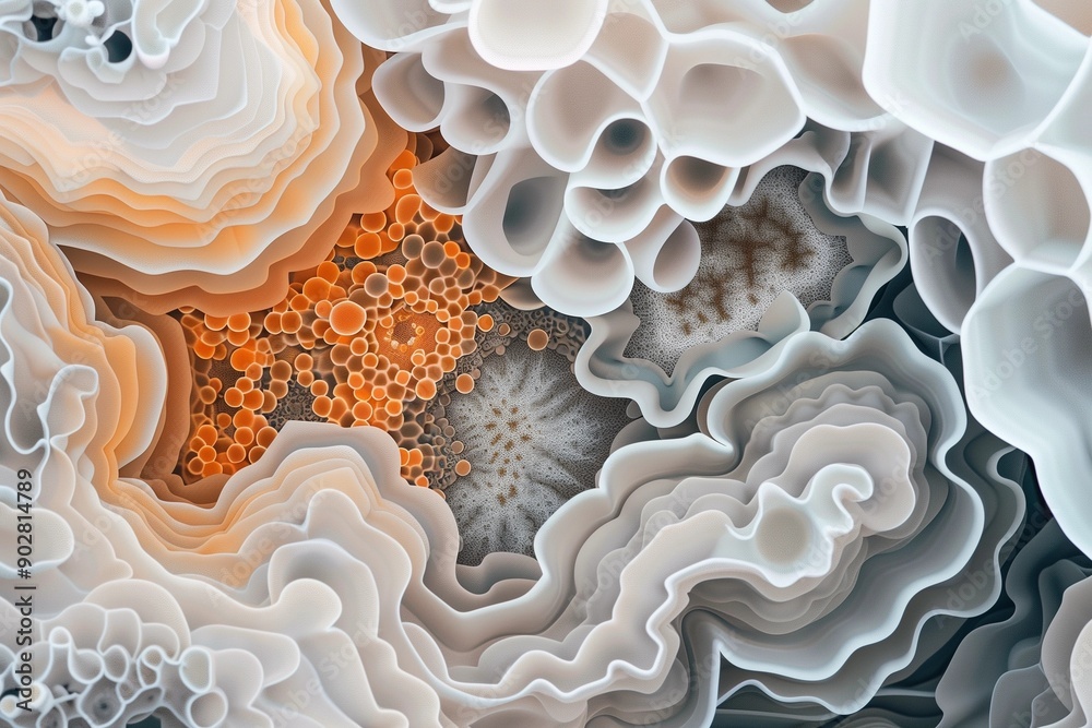Detailed Coral Image with Unique Shapes and Textures Detailed Coral Image with Unique Shapes and Textures