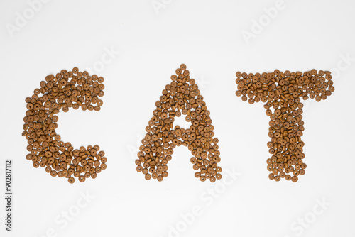 Interesting way to arrange cat food alphabetically