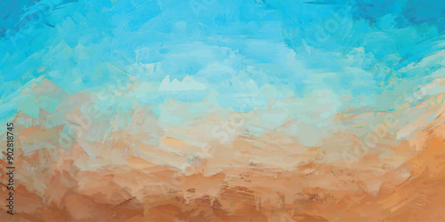 vector abstract shades of turquoise with harmonious blend of blue and tan blended shadow brush stroke in serene atmosphere stunning piece 4