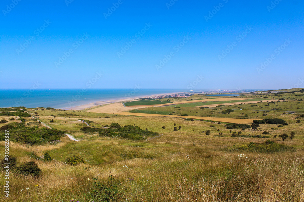 Cap Blanc-Nez on the coast of Northern France Cap Blanc-Nez on the coast of Northern France