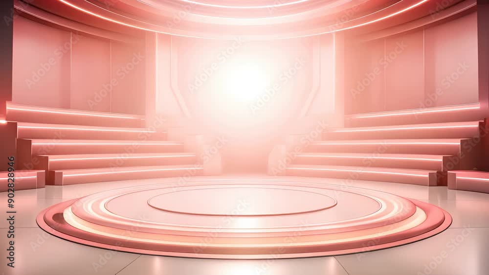 podium Futuristic showcase with platform for product displaying. Empty modern stage display. Seamless looping motion design. Video animation Ultra HD 4K 3840x2160
podium Futuristic showcase with platform for product displaying. Empty modern stage display. Seamless looping motion design. Video animation Ultra HD 4K 3840x2160