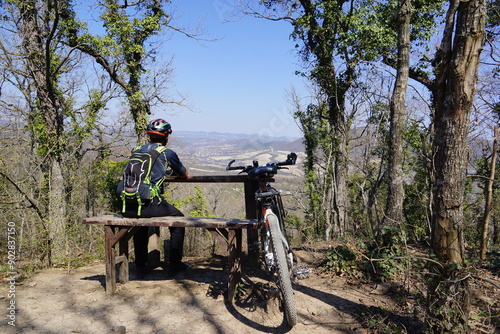 person riding a bicycle