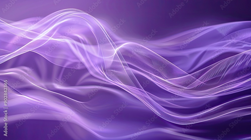 A purple background with gentle, flowing waves and lines, creating a calm and serene atmosphere. A purple background with gentle, flowing waves and lines, creating a calm and serene atmosphere.