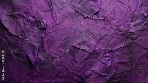 Wallpaper Mural A rich purple background with a textured effect of crumpled paper, adding a tactile and artistic touch. Torontodigital.ca