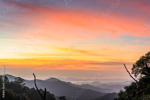 Kew Fin Viewpoint Mae Kampong, Chiangmai, Thailand photo