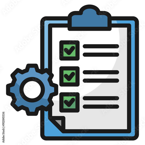 Operational Planning Icon Element For Design