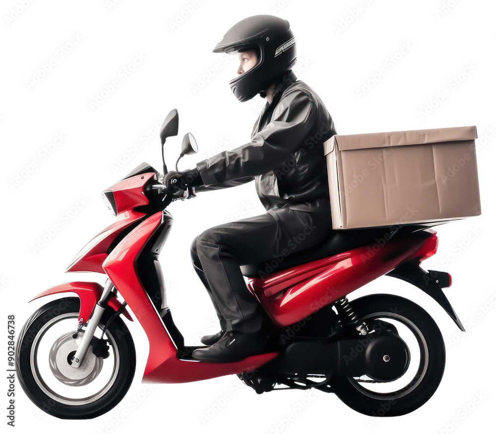PNG Delivery man riding motorcycle transportation vehicle. PNG Delivery man riding motorcycle transportation vehicle.