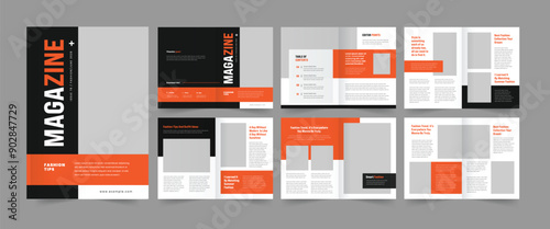 fashion magazine layout travel magazine design business magazine template