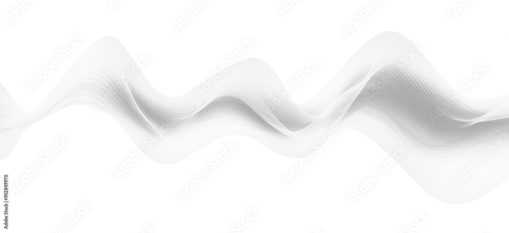 Obraz premium PNG Backgrounds white wave white background.