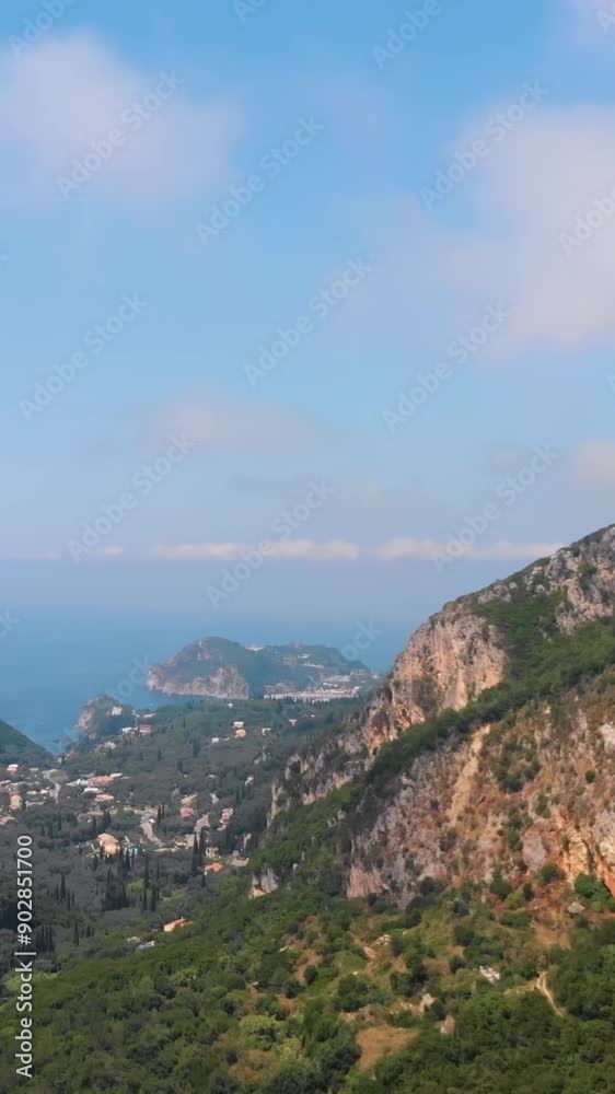 Aerial view of beautiful Greece landscape Aerial view of beautiful Greece landscape