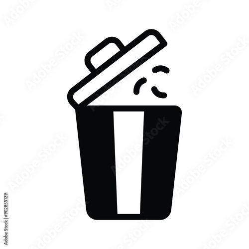 Keep it clean with our visually perfect Dustbin Vector Icon