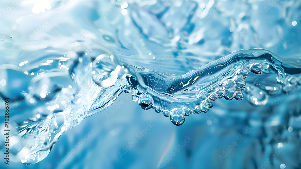 Rippling water creates a mesmerizing effect with swirling bubbles and light reflections, showcasing a vibrant blue color palette that emphasizes fluidity and motion Rippling water creates a mesmerizing effect with swirling bubbles and light reflections, showcasing a vibrant blue color palette that emphasizes fluidity and motion