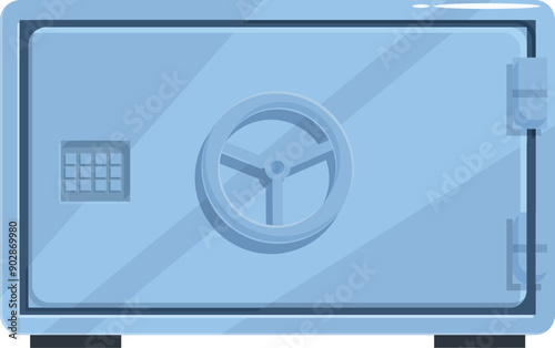Strongbox with a combination lock providing high level of security