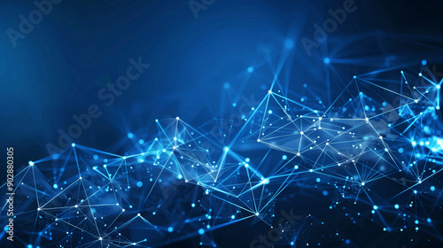 abstract technological blue background
