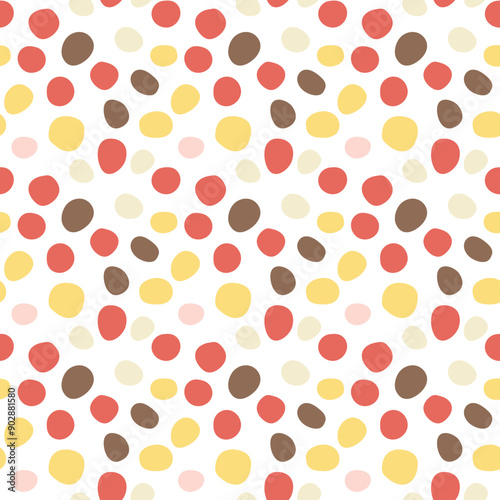 Small dash colorful pattern. Seamless minimal dash pattern, small elements confetti.