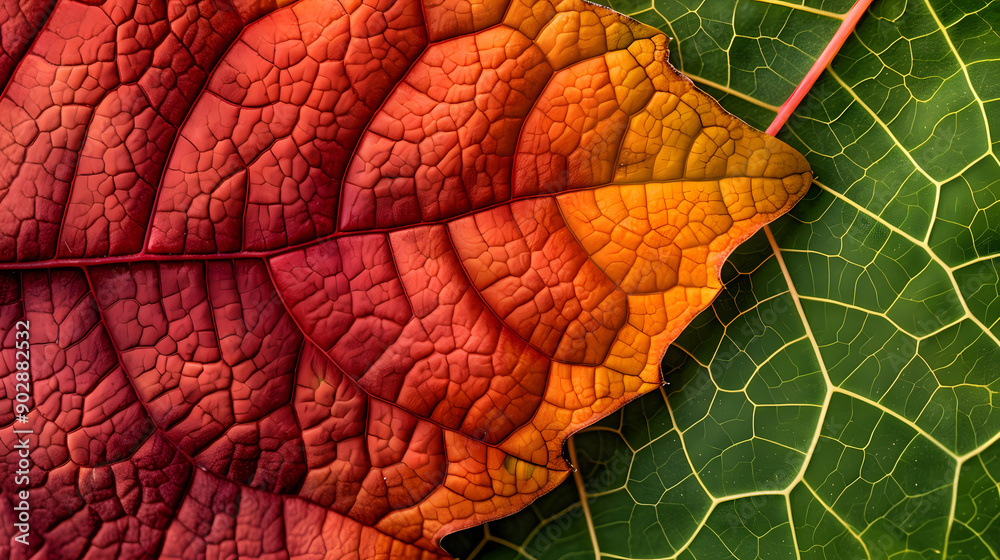 Fototapeta premium orange leaf texture