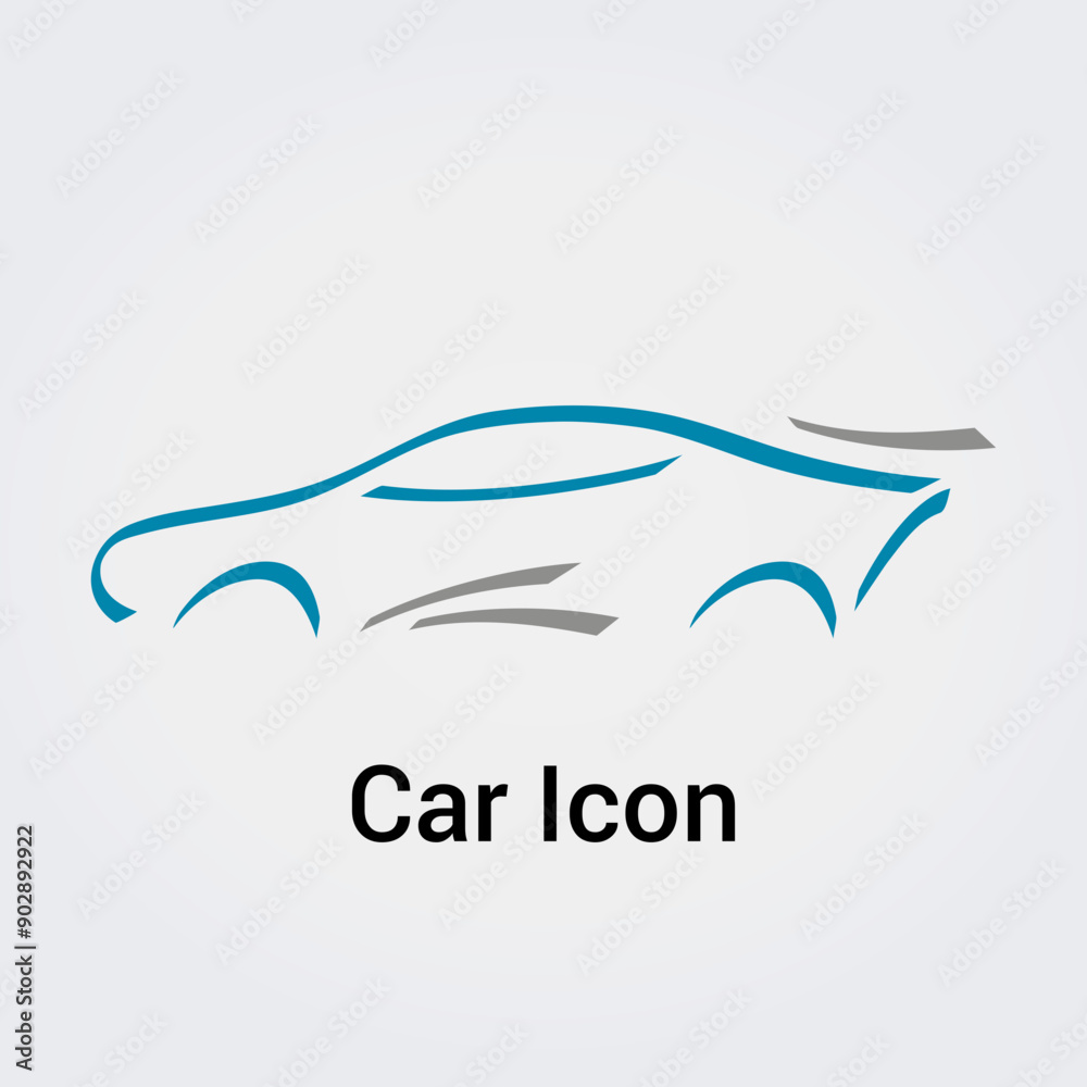Icone Voiture Automobile Transport Silhouette Dynamique pour Design Logo Vecteur Icone Voiture Automobile Transport Silhouette Dynamique pour Design Logo Vecteur
