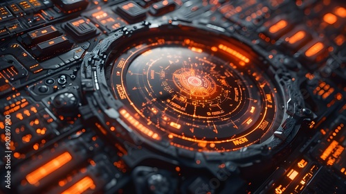 Wallpaper Mural background with circles Torontodigital.ca