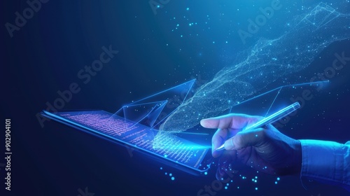 The holographic tablet interface