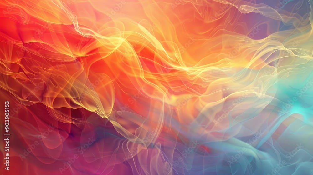 Obraz premium Abstract artistic colorful effect background , ai