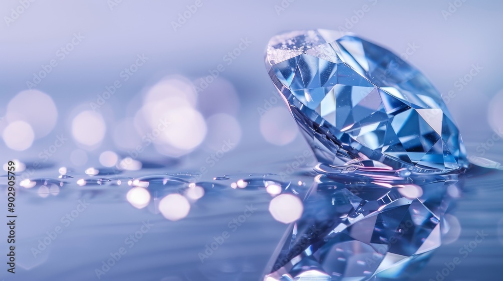 Blue Diamond on Water. Blue Diamond on Water.
