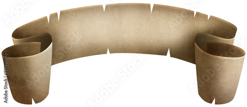 Ribbon banner and flags in a vintage retro style. blank sign illustration.