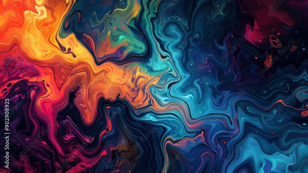 Abstract artistic colorful effect background, ai Abstract artistic colorful effect background, ai