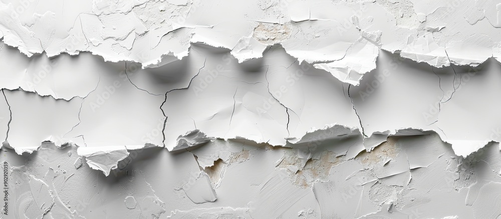 Obraz premium Ripped paper providing a textured appearance ideal for a copy space image