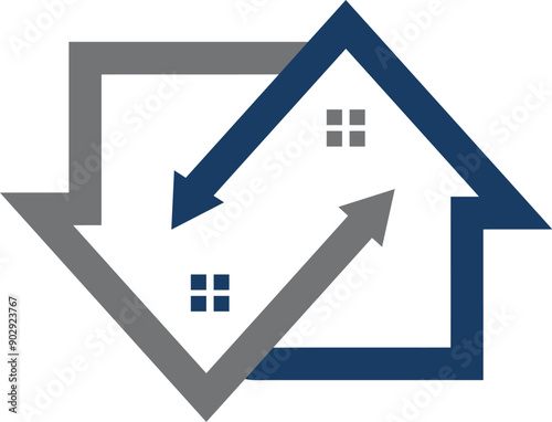 financial real estate property construction logo design5