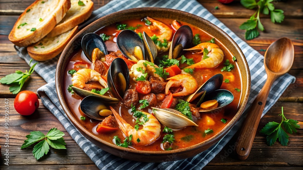 Spicy Cioppino: A Feast for the Senses AI generated Spicy Cioppino: A Feast for the Senses AI generated