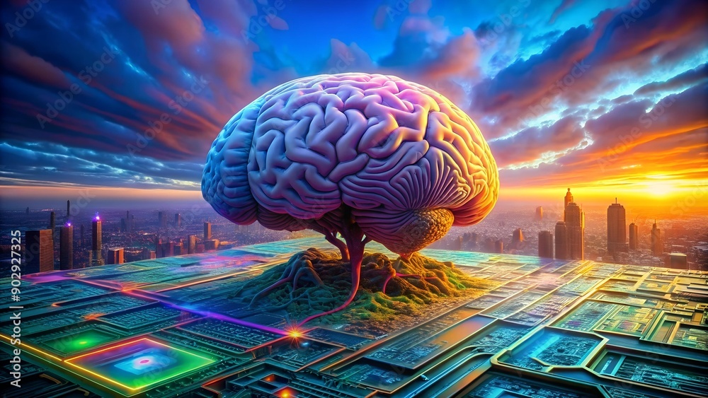 Synaptic Circuits: A Fusion of Biology and Technology AI generated Synaptic Circuits: A Fusion of Biology and Technology AI generated