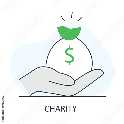 Charity, Donation, Nonprofit, Helping Hands, Volunteer Work, Philanthropy, Fundraising, Social Good, Community Service, Charitable Giving.