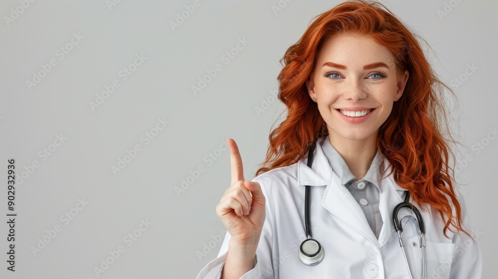 A smiling medical doctor A smiling medical doctor