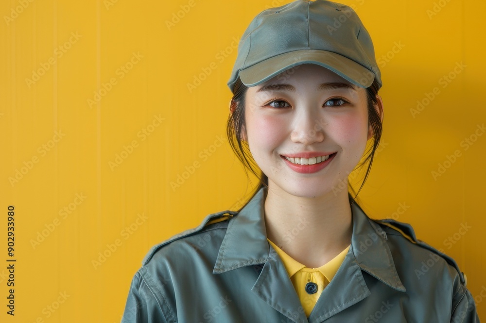 作業着を着た製造業関連の日本人女性(工場・修理・モノづくり・生産・転職) 作業着を着た製造業関連の日本人女性(工場・修理・モノづくり・生産・転職)