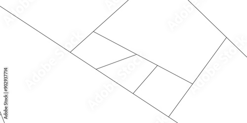 Abstract industrial Design random lines black on white background.Geometric seamless minimalist pattern with straight lines design.luxury black geometric random chaotic lines.squares and triangle line