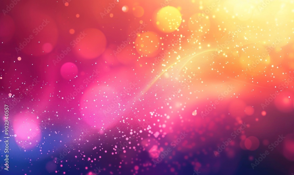 Abstract Background With Blurred Lights And Sparkle Abstract Background With Blurred Lights And Sparkle