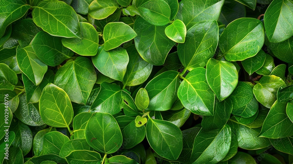 Green leaves background. Nature texture, ai Green leaves background. Nature texture, ai