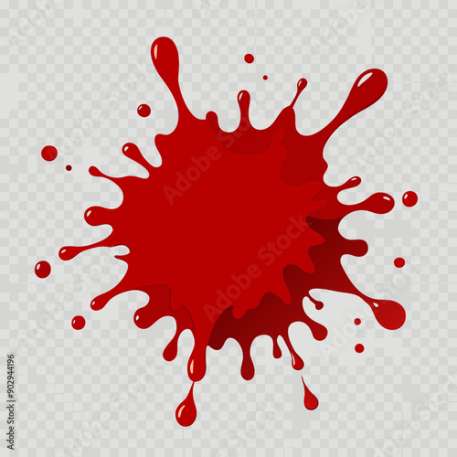 blood splash vector set