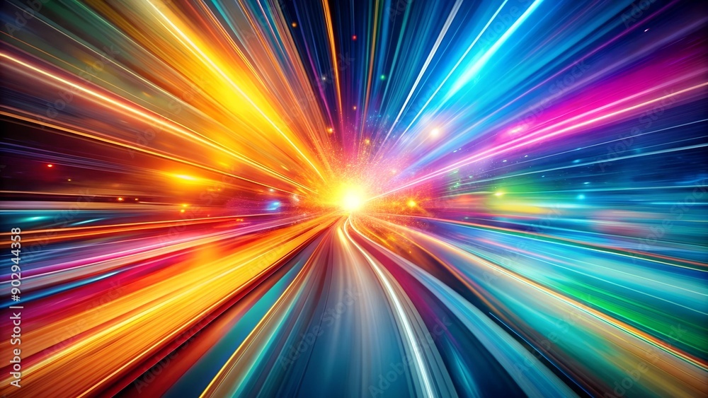 Abstract Symphony of Speed: A Kinetic Art Journey Through the Spectrum Generative AI Abstract Symphony of Speed: A Kinetic Art Journey Through the Spectrum Generative AI