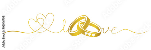 wedding ring vector 