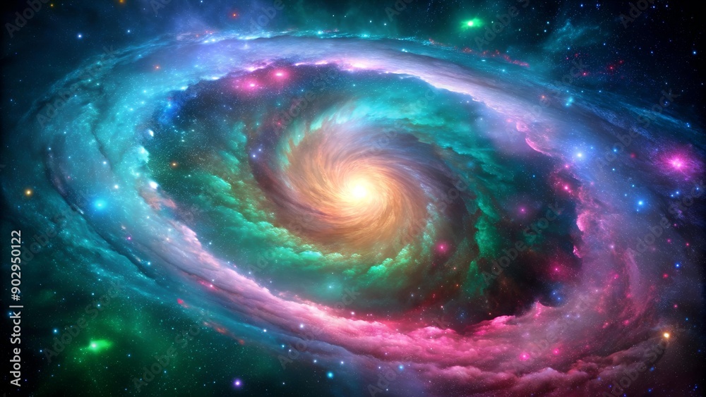 Cosmic Dance of Nebulas: A Symphony of Stellar Dust and Gas in a Spiral Galaxy AI generated Cosmic Dance of Nebulas: A Symphony of Stellar Dust and Gas in a Spiral Galaxy AI generated
