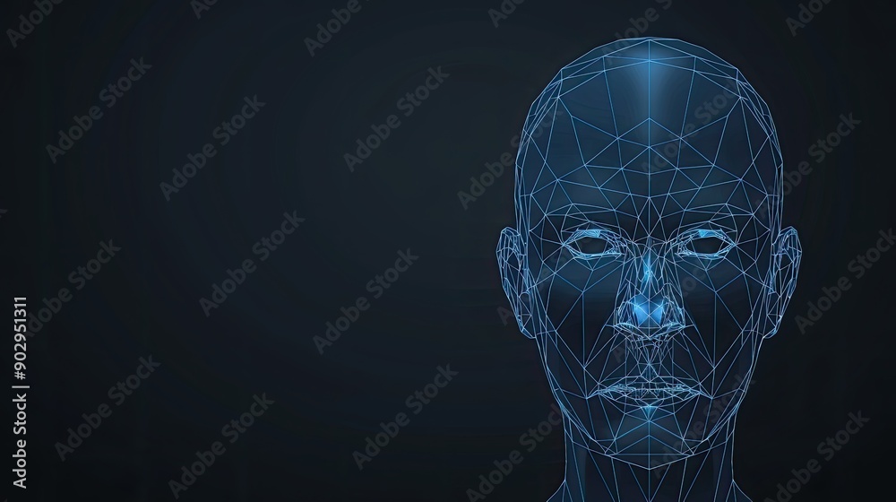 A human face dissolves into a cloud of data particles, illustrating the transformation of identity into digital abstraction A human face dissolves into a cloud of data particles, illustrating the transformation of identity into digital abstraction