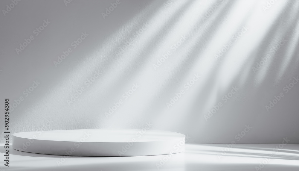 Light background for product presentation with a light and shadows Light background for product presentation with a light and shadows