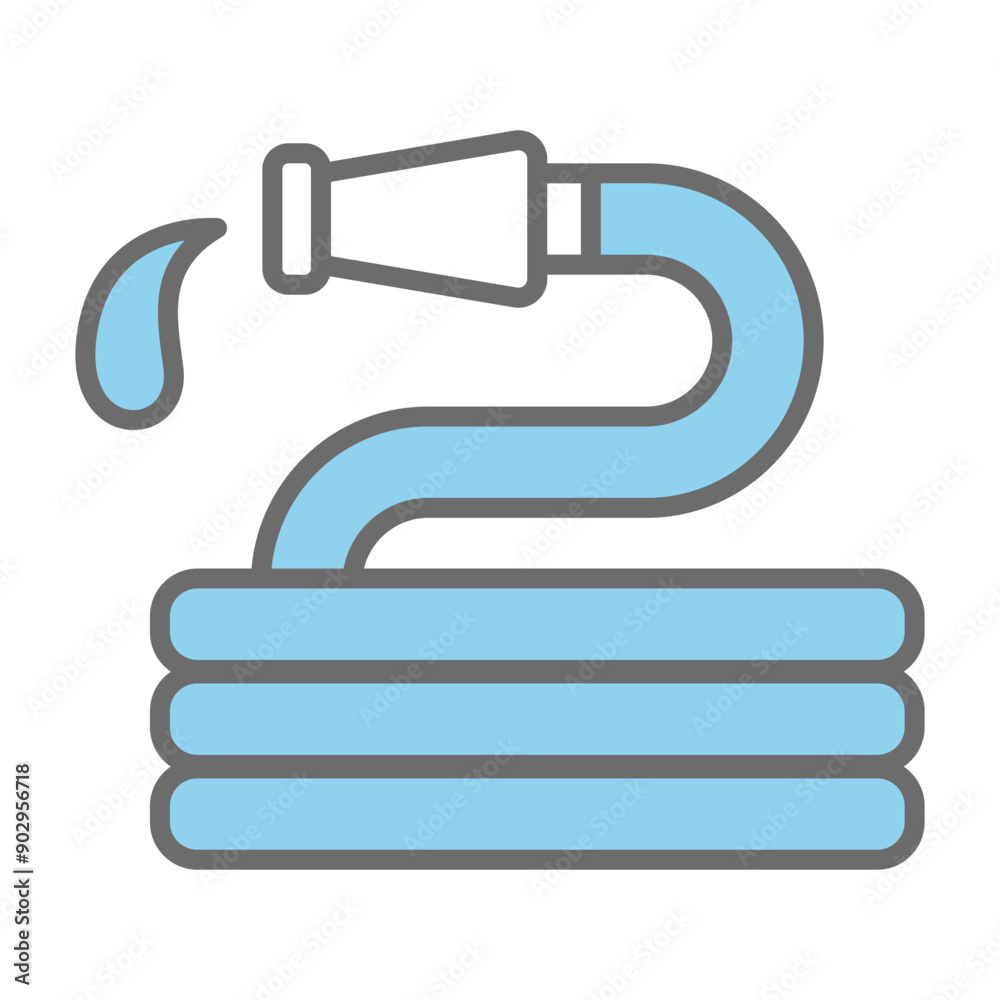 Garden Hose Icon Vector Design Template Garden Hose Icon Vector Design Template