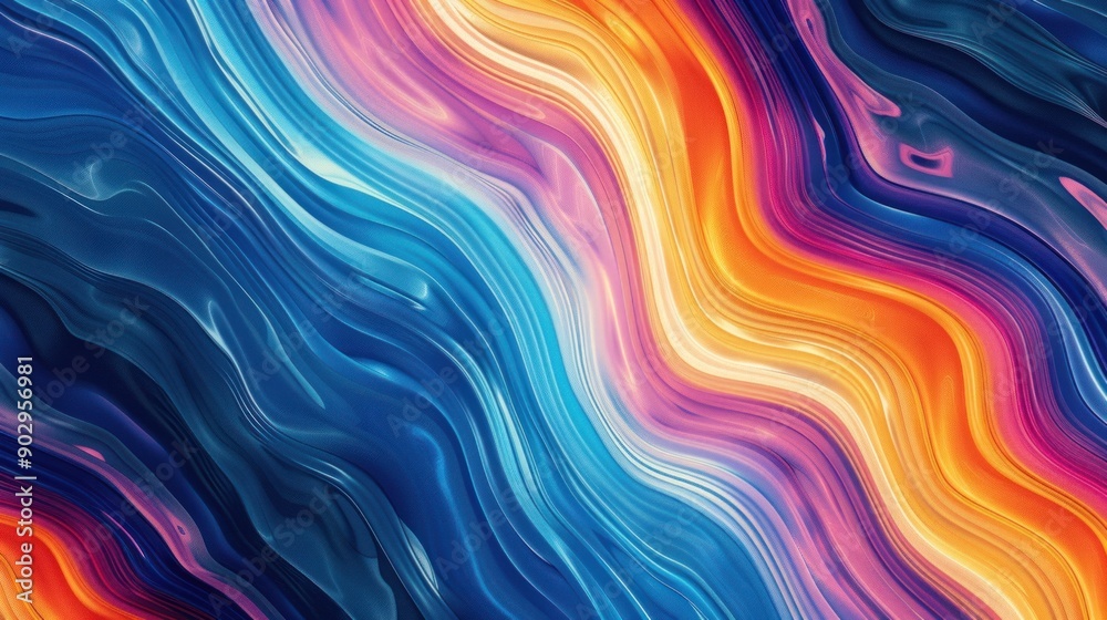 Abstract Colorful Waves Abstract Colorful Waves